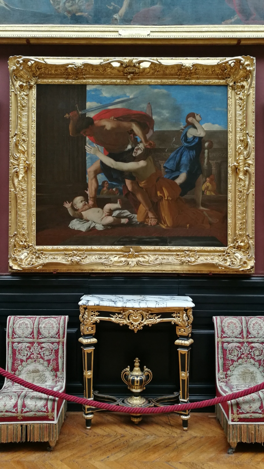 The Massacre of the Innocents ผลงานของ Nicolas Poussin